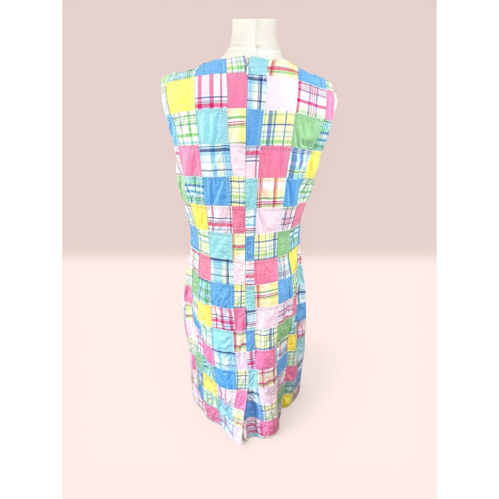 Brooks Brothers Patchwork Madras Sheath Dress 12 … - image 3